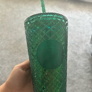 Green Diamond Starbucks Cup